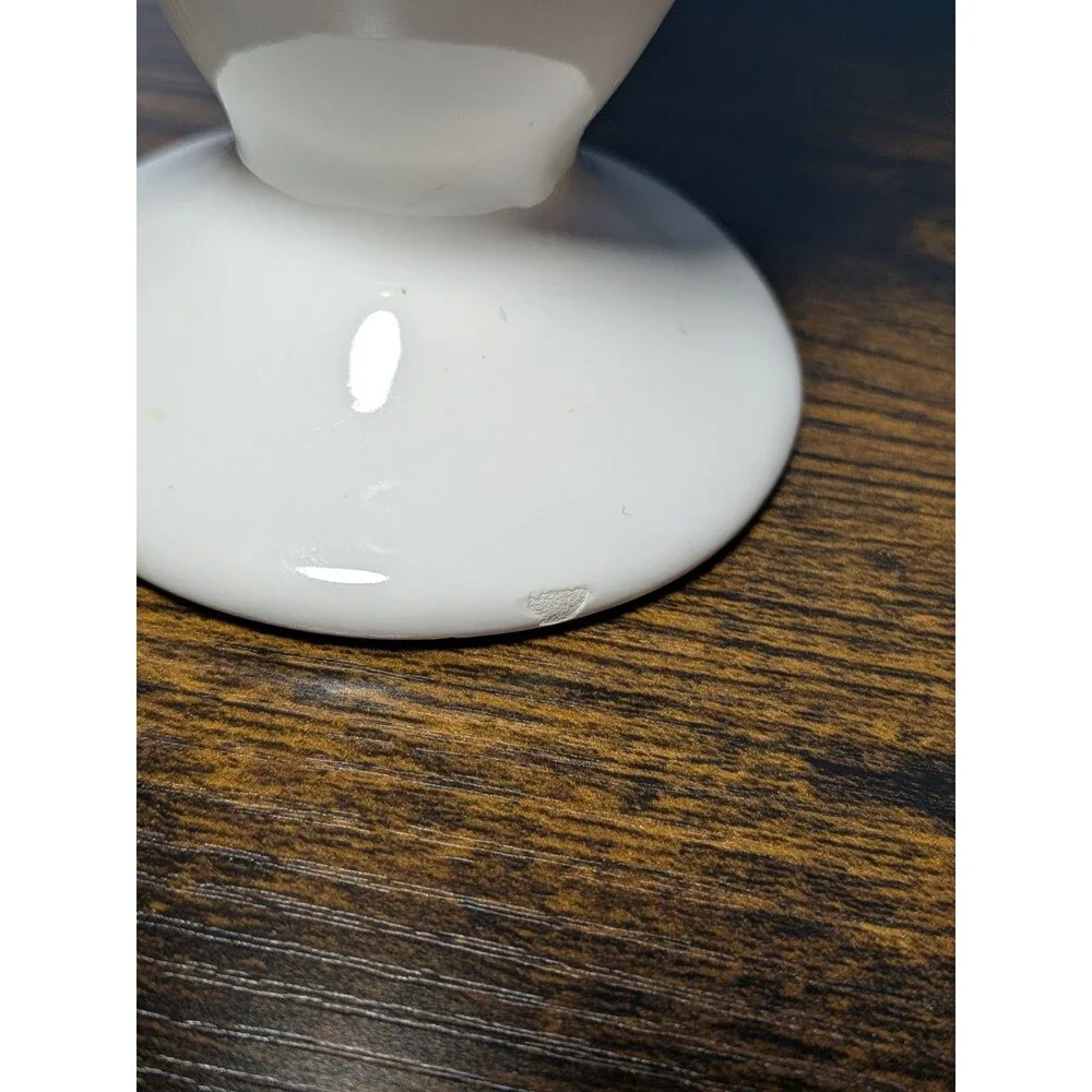 Vintage Haeger Vase White Ivory Tall MCM Minimalist 8in 2001
